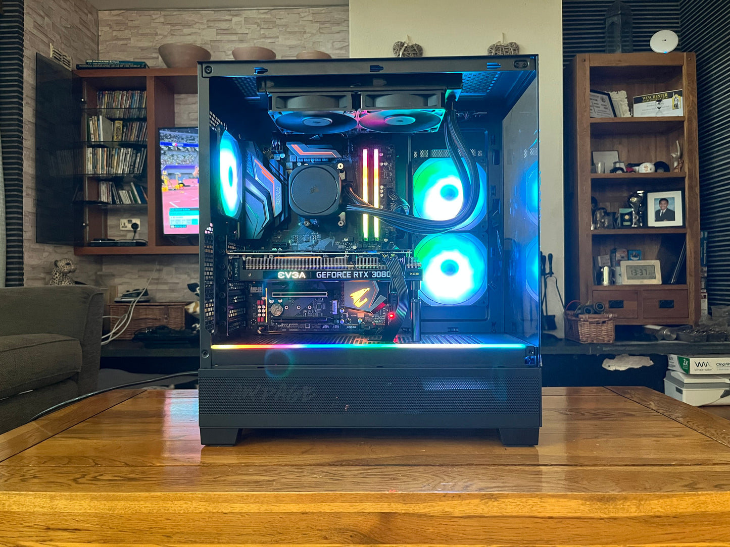 High End Gaming Pc- Rtx 3080 10GB, Ryzen 5800x, 32GB DDR4, 1TB M.2 SSD